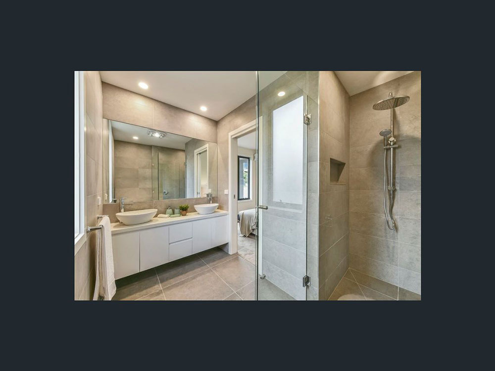 new, modern bathroom