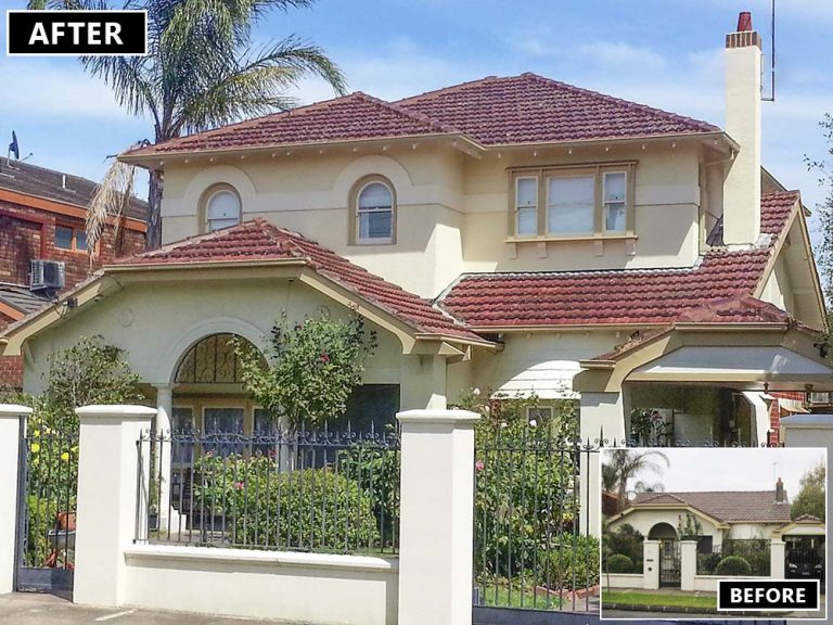 Upper-storey house extension, Caulfield