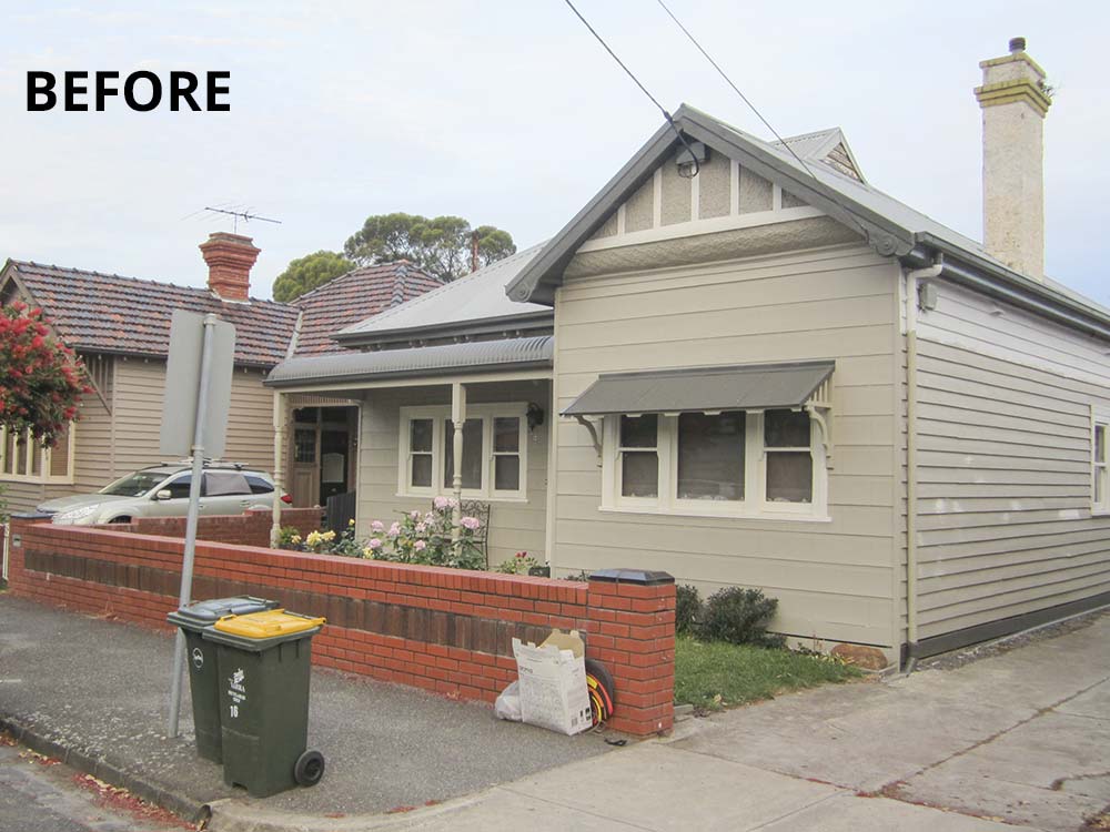 Fitzroy North before house extension