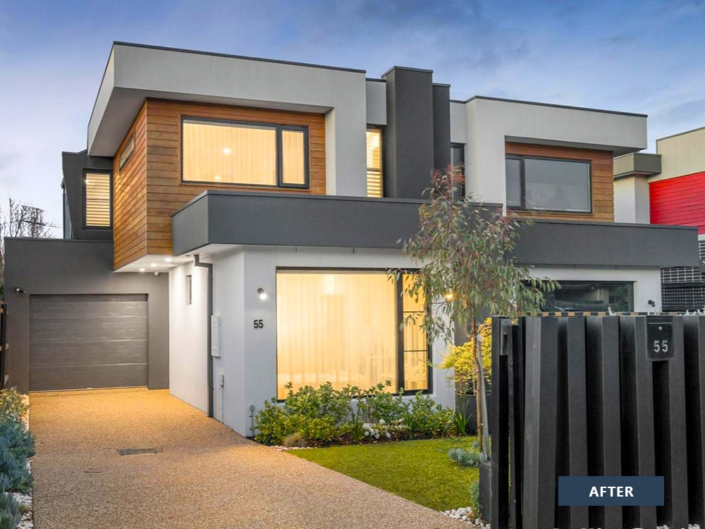 Malvern East units, knockdown one rebuild two