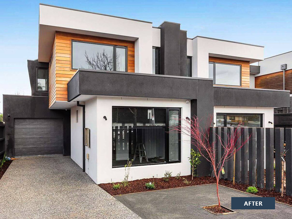 Malvern East units, knockdown one rebuild two